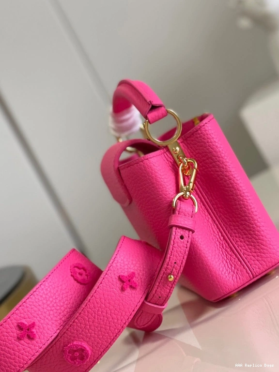 Aaa replica bags MINI VUITTON CAPUCINES LOUIS 0708